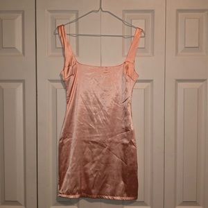 Satin mini dress